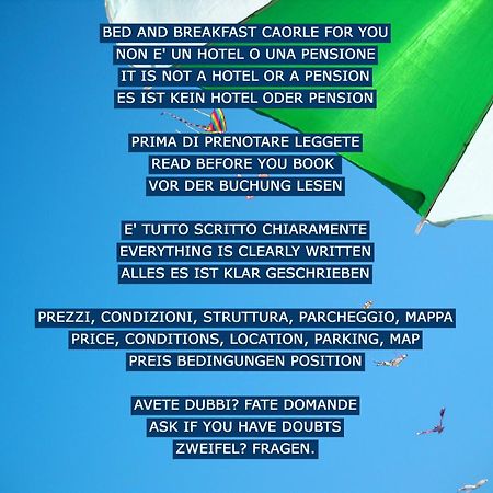 B&B Caorle For You Екстер'єр фото